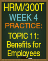 HRM/300T WEEK 4 QUIZ PRACTIC TOPIC 11